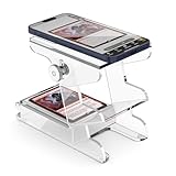 Beautyflier Acrylic TCG Card Scanner Phone Holder, MTG Cards Scanner Stand Compatible with Manabox, Magic TCG Trading Card Scanner, Sleeved and Unsleeved Cards, Great for Quick Scans and Price Checks