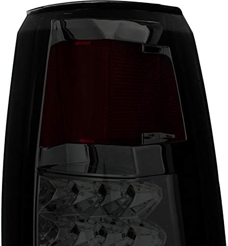 AKKON - For Smoke 88-98 Chevy/GMC C/K 10 Pickup Tail Lights Brake Lamp Replacement + LED 3rd Brake Light Combo