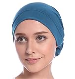 HZUX Casual Turbans for Women Muslim Hijab Wrap Head Scarf Headwear Head Scaves Chemo Cancer Hats Li