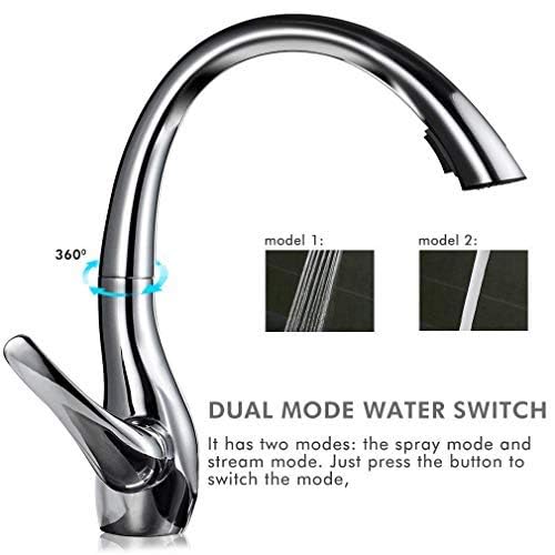 Image of ALTON TSL18035, Single Lever Kitchen Sink Mixer, Silver