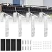 HonGien 4 PCS Solar Panel Mounting Brackets Adjustable Solar Bracket Hooks Stainless Steel for 60-180mm Wide Square Balcony Terrain for Solar Panels Power Station Brackets