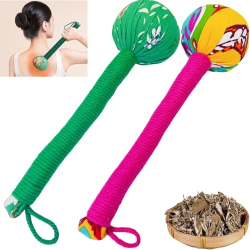 OnVisit 2PCS Long Size Lymphatic Drainage Massage Hammer,Manual Massage Hammer for Body, Back...