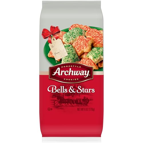 Archway Cookies, Bells and Stars Holiday Cookies,...