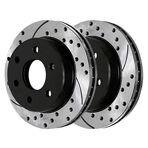 Auto Shack BRKPKG770 2 Front and 2 Rear Performance Brake Rotors and 8 Ceramic Brake Pads - Thumbnail 3