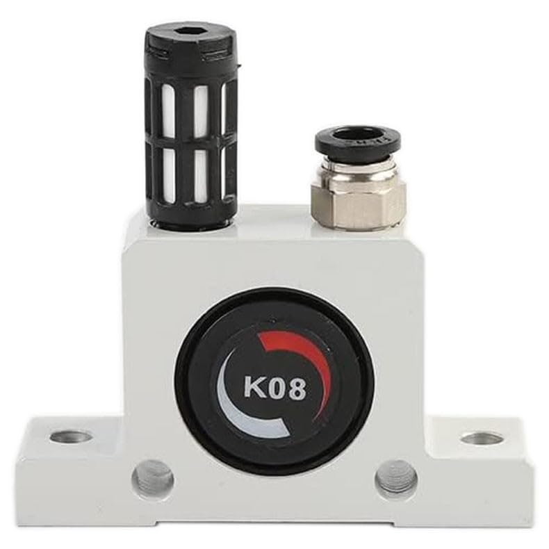 K08 K 14'' Thread Pneumatic Vibrator Power Concrete Vibrator Ball Type Aluminum Alloy Air Turbine Oscillator with Silencer K8