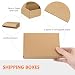 100 Pcs Small Cardboard Boxes Bulk, 15 x 10 x 5 cm Corrugated Mailer Box for Posting, Packaging Shipping Boxes for Business Posting Storing Gift (Brown)