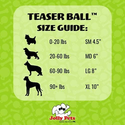 Teaser Ball Size: 6.5" H x 6" W x 6.25" D, Color: Red, Blues & Purples, 6-inch - Image 4
