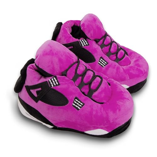Image of Plush Sneaker Slippers, 17 Styles-Quiet Soles (No Waking Loved Ones), Anti-Slip Dry Indoor, Cozy for Cold Days, US 8-12 Unisex
