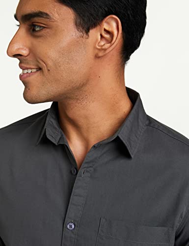 Image of Amazon Brand - Symbol Men's Cotton Shirt | Casual | Plain | Full Sleeve | Summer - Regular Fit (Available in Plus Sizes)