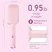 Waver Curling Iron Hair Crimper, Ionic Deep Waver Hair Curler Tool, Beach Waver Curling Wand, 2 in 1 straightener and curler with Ceramic 3 Barrel for Women, Dual Voltage, Anti-Scald, 1.25 Inch (Pink)