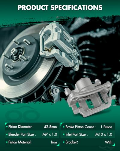 Image of SCITOO Rear Brake Calipers With Bracket 19B2792A 19B2793A Compatible For Infiniti G35 /G37, For Infiniti M35 06-09 For Infiniti M45 06-09 For Nissan 350Z 06-09 For Nissan 370Z 09