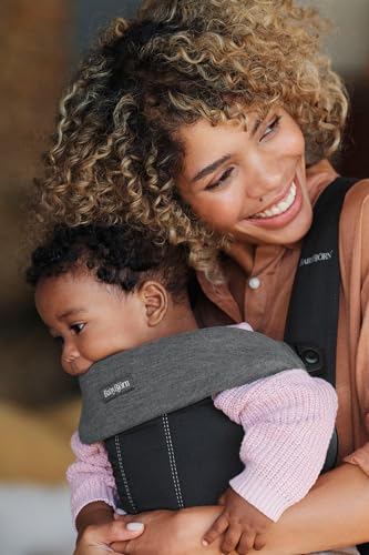 BabybjöRn Bavaglino Per Marsupio Mini E Move, Jersey, Grigio Scuro - 3