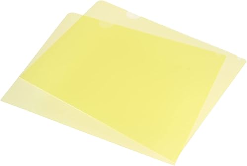 Miniatura 7 de PATIKIL Carpetas tipo L, paquete de 24 unidades, tamaño A4, bolsillos de plástico para proyectos, papel transparente, funda para documentos, para