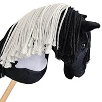 Equimed Hobby Horse Kid-Friendly Realistic Toy Pony Child Exercise Toy (Magpie)