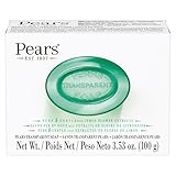 Pears Pure and Gentle with Glycerin and Lemon Flower Extracts - Green for Unisex - 3.5 oz Bar Soap