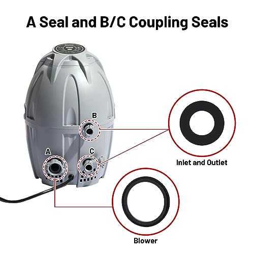 USEAMIE Lay Z Lazy Spa Rubber Seal Set A B/C plus Pump O Rings