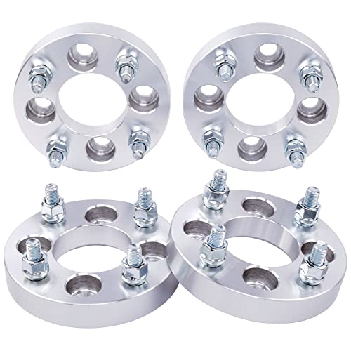 DCVAMOUS 4PC 4x110 to 4x137 ATV UTV Wheel Adapters 1 Inch with 10x1.25 Studs Compatible with Honda Yamaha-Suzuki-Kawasaki 4 Lug for Rancher Foreman Grizzly Big Bear 300 350 400 King Quad 450 500 700
