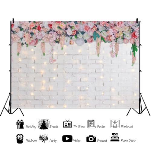Fondo fotográfico floral 10x8 pies para fotografía miniatura 3
