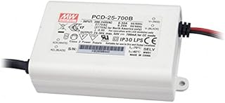 Mean Well PCD-25-700B 25W 700mA Power Supply LED Driver Water & Dust-proof