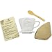 Coletti "Vienna" Pour Over Ceramic Coffee Dripper Set | Size 2 (Includes 40 Filters & More)