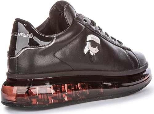 KARL LAGERFELD Kapri Kushion Women's Nft Lo Lace Clear Sole Low Cut Trainers3