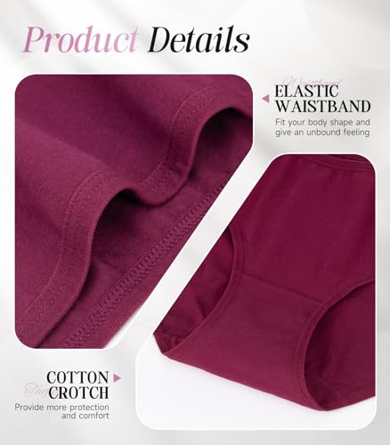 TANSTC Underwear Women Pack Low Rise Cotton Underwear Hipster Panties Soft Stretch Briefs Breathable Ladies Underwear - Image 7