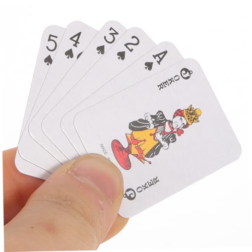 Abaodam Ultra- Mini Poker Karten Reise Spielkarten Set für Party Spiele Erwachsene Kompakte Unterhaltung Go – Bild 7