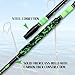 Fiblink Fishing Gaff Portable Travel Fish Gaff with S316 Stainless Steel Fishing Hook Non-Slip Camouflage Handle 2Piece Gaff for Saltwater Offshore 6'