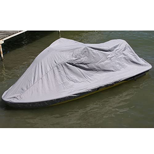 116" To 135" Heavy Duty Silver 3-Person Personal Watercraft Cover 300D #TOP1