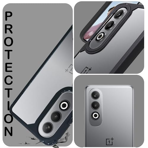 Image of A rtistque Hard Clear Back Cover Case for Oneplus Nord Ce 4 5G | Shockproof TPU | Acrylic Armor Case for Oneplus Nord Ce 4 5G| Stylish Protective Design - Transparent