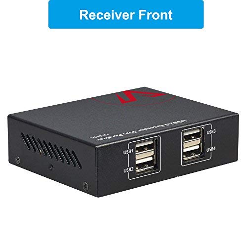 AV Access High Speed 4-poorts USB-extender via Cat5e/6 tot 480Mbps, 4 × USB 2.0 Ondersteunt 2 USB-webcamera's synchroon… - Image 8