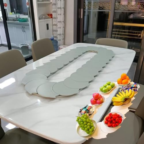 ]_CjOe[ugC _CjOe[up̍ėp\Lazy Susan^[e[uA360°蓮ŉ]Lazy Susan[gCA~߂ƑϔMAƑ̐HAp[eB[AʂȓɍœK(Gray,2m/6.56ft)