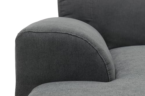 DOMO. collection Ecksofa Nika, Sofa mit Schlaffunktion in L-Form, Eckgarnitur, moderne Polsterecke, Eckcouch, Schlafsofa, 277 x 156 x 78 cm (BxTxH), grau – Bild 8
