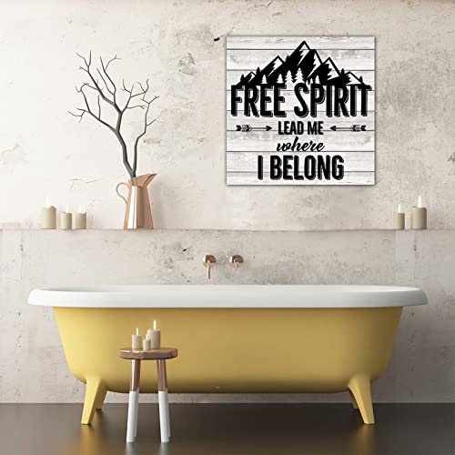 Plaque vintage en bois CustonCares décoration cottage 40cm - 7