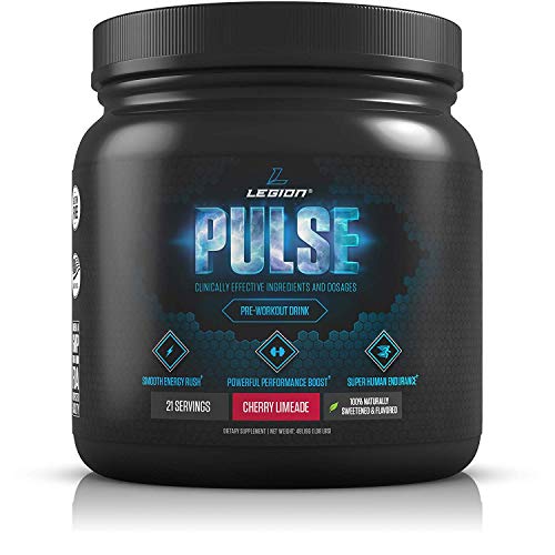 Legion Pulse, Best Natural Pre Workout Supplement for Women and Men – Powerful