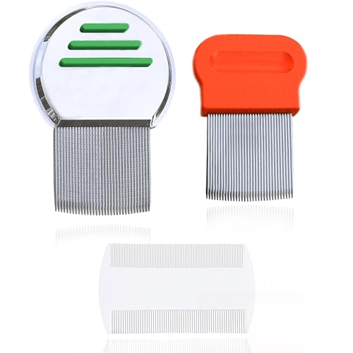 Kit de 3 Peines de Acero y Plástico para Cuidado Capilar miniatura 1