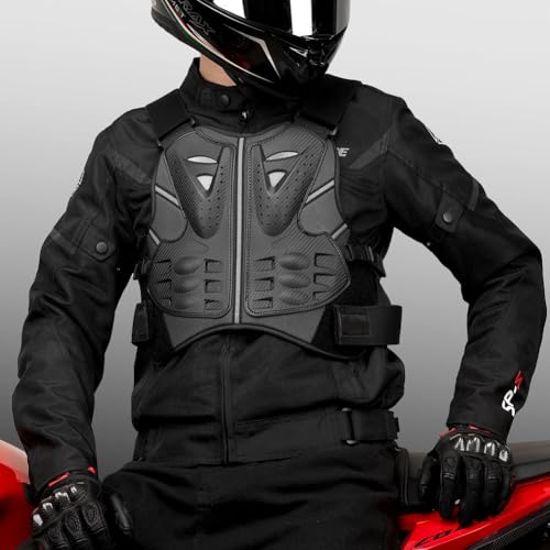 Chaleco antibalas para motocicleta y protector de pecho anticaídas para motocross y esquí 6