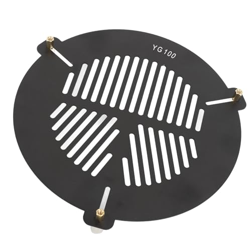 Image of Telescope Focusing Mask, Aluminum Alloy Focusing Fishbone Plate for 104 to 146mm Telescopes, 3 Metal Posts, Precise Focus Tool for Astrophotography and Stargazers