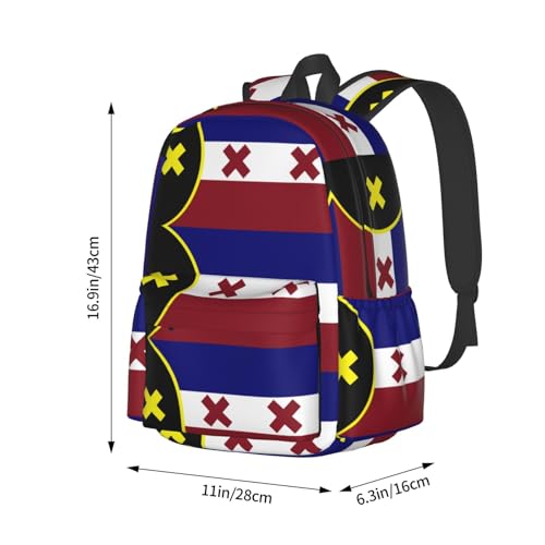 Dream SMP,L'Manberg Nation Flag, Lmanberg Backpack Large Capacity Backpack Lightweight Double Shoulder Bag For Women Men Travel3