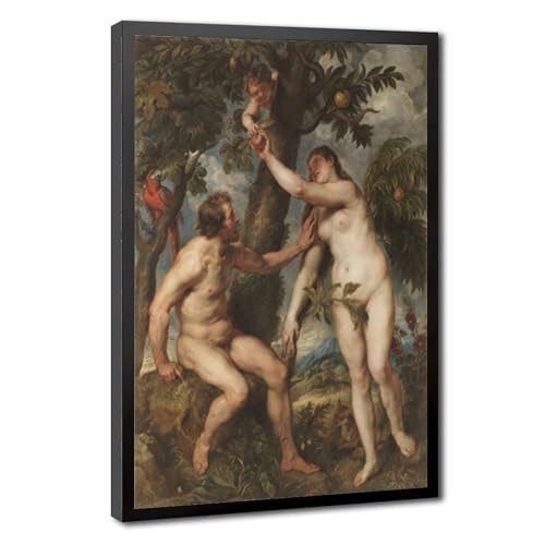 Tableau Adam et Ève Rubens | Toile artistique à offrir pour une crémaillère