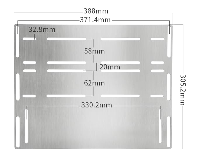 SIMSONN Base Plate Dimensions