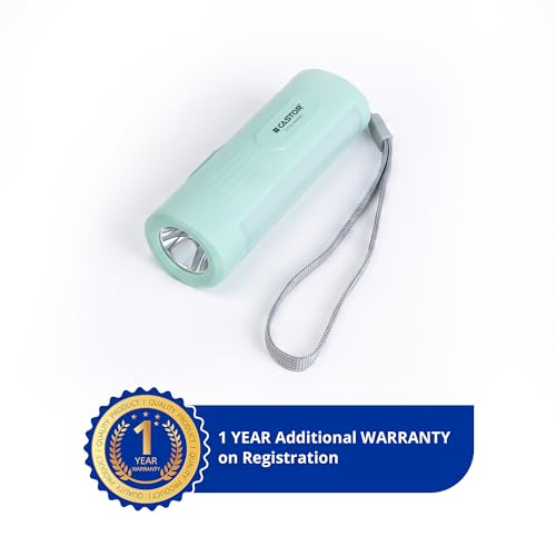 Image of IBELL Castor EL5401SL Rechargeable Torch, Emergency Light, 2 Light Modes, Type-C Charging, Zoom Function, Bright LED Illumination, Portable, Indoor & Outdoor Mini Flashlight (Green)