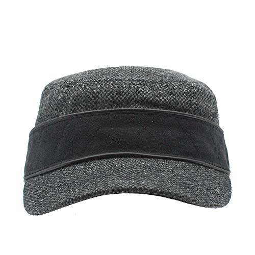 Image of The Vintage Year Washed Cotton Distressed Cadet Hat - Tactical Military Baseball Cap for Men & Women, Outdoor Casual Wear