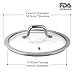 Duxtop Cookware Glass Replacement Lid (Interior Diameter: 7inch, Exterior Diameter: 7-5/8inch)
