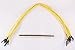 10 Pack 12" Yellow Female Jumpers with 40 Headers
