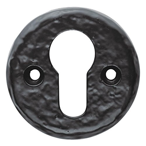 Euro Profile Open Escutcheon Black Antique from EUROART