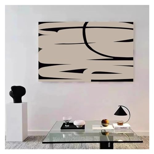 Tableau moderne lignes abstraites 40x50cm pour salon