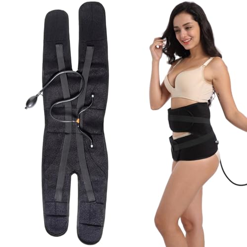 Gcroet 1 cinturón sacroilíaco cinturón de cadera ajustable con bomba de aire presurizado soporte de cadera antideslizante para mujer embarazada...