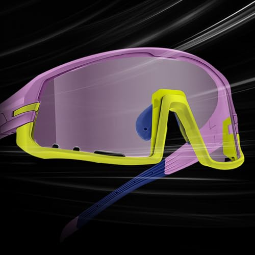 Lunettes de cyclisme photochromiques pour se protéger du vent à vélo