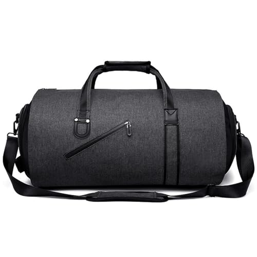 Garment Duffle Bag - 2 In 1 Garment Bags | Workout Duffel Bags | Travel Bag With Shoulder Strap | Weekender Bag | Travel Duffle Bag | Business Bag For Travel And Business Trips